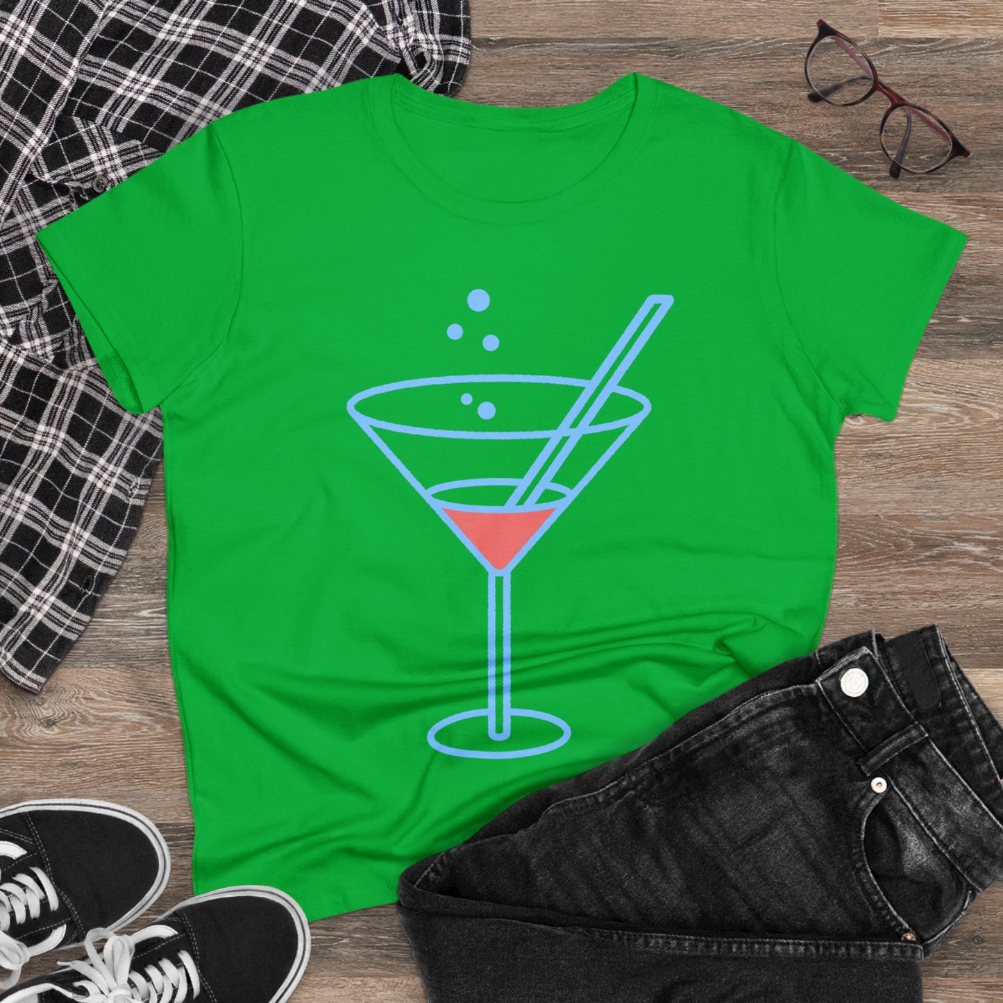 Women's cocktail time Cotton Tee