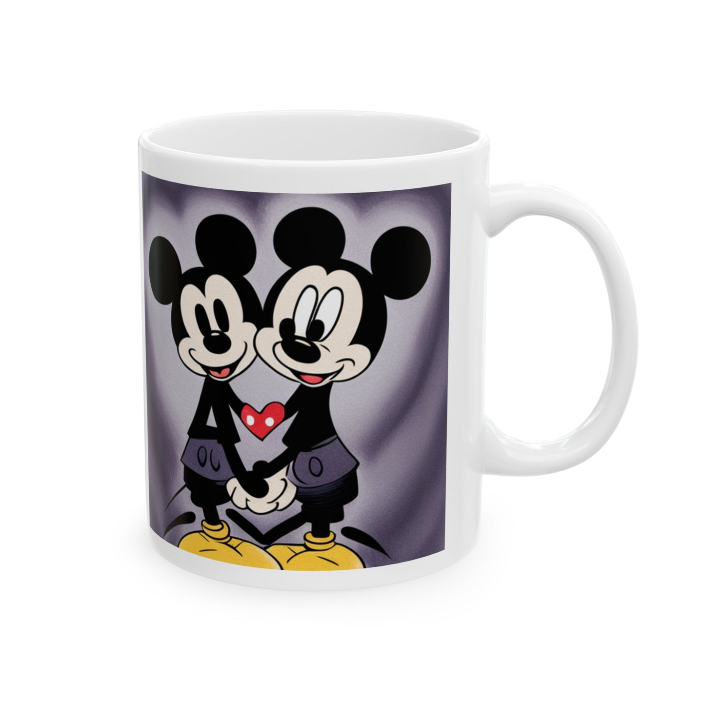 Mickey and Minnie Ceramic Mug, 11oz