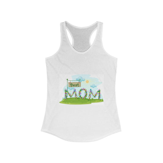 Women's Tank Top Best Mom Racerback Tank
