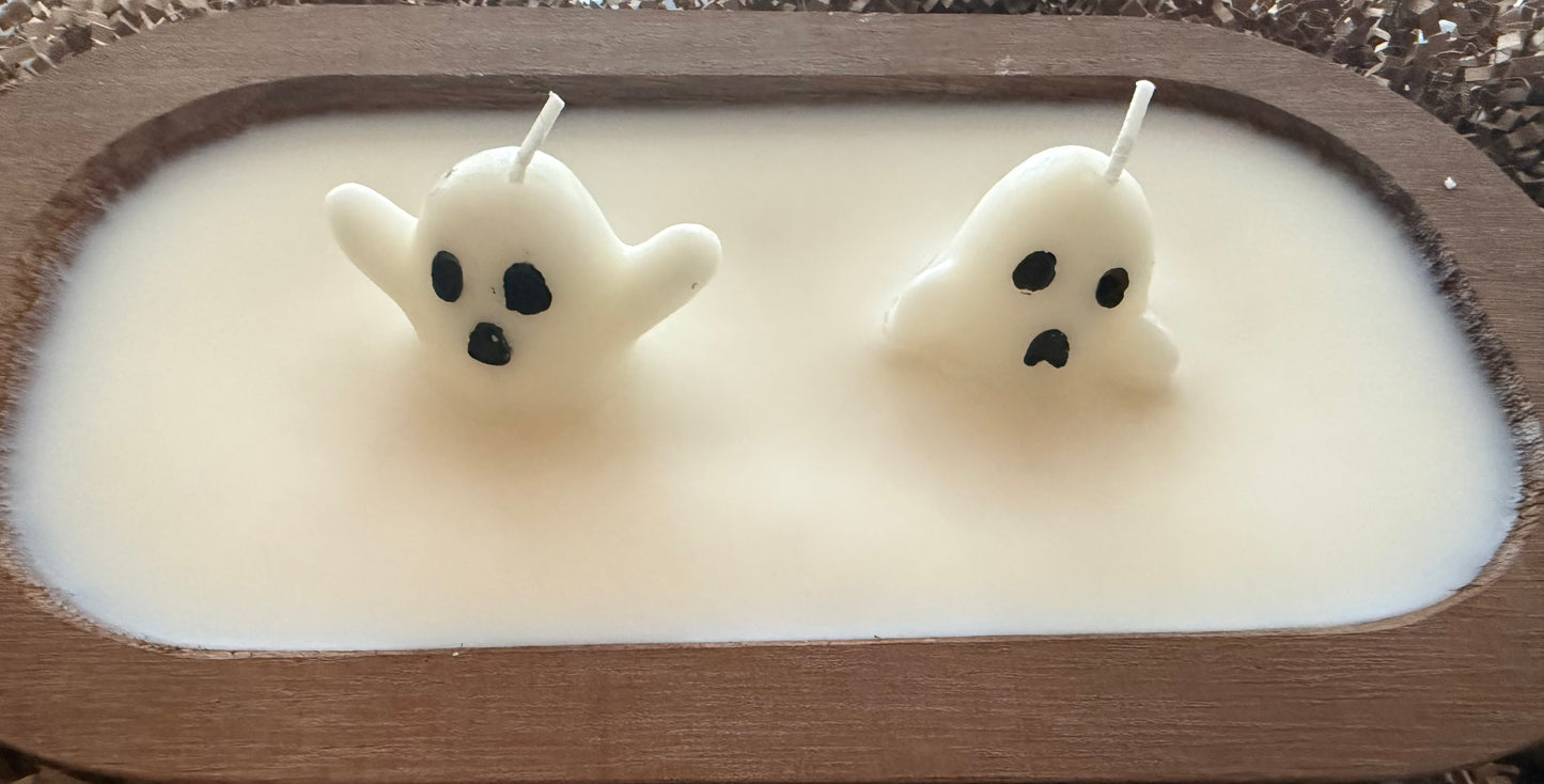 Haunted Harvest Dough Bowl Candle