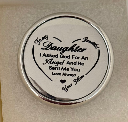 Daughter Quote car vent clip