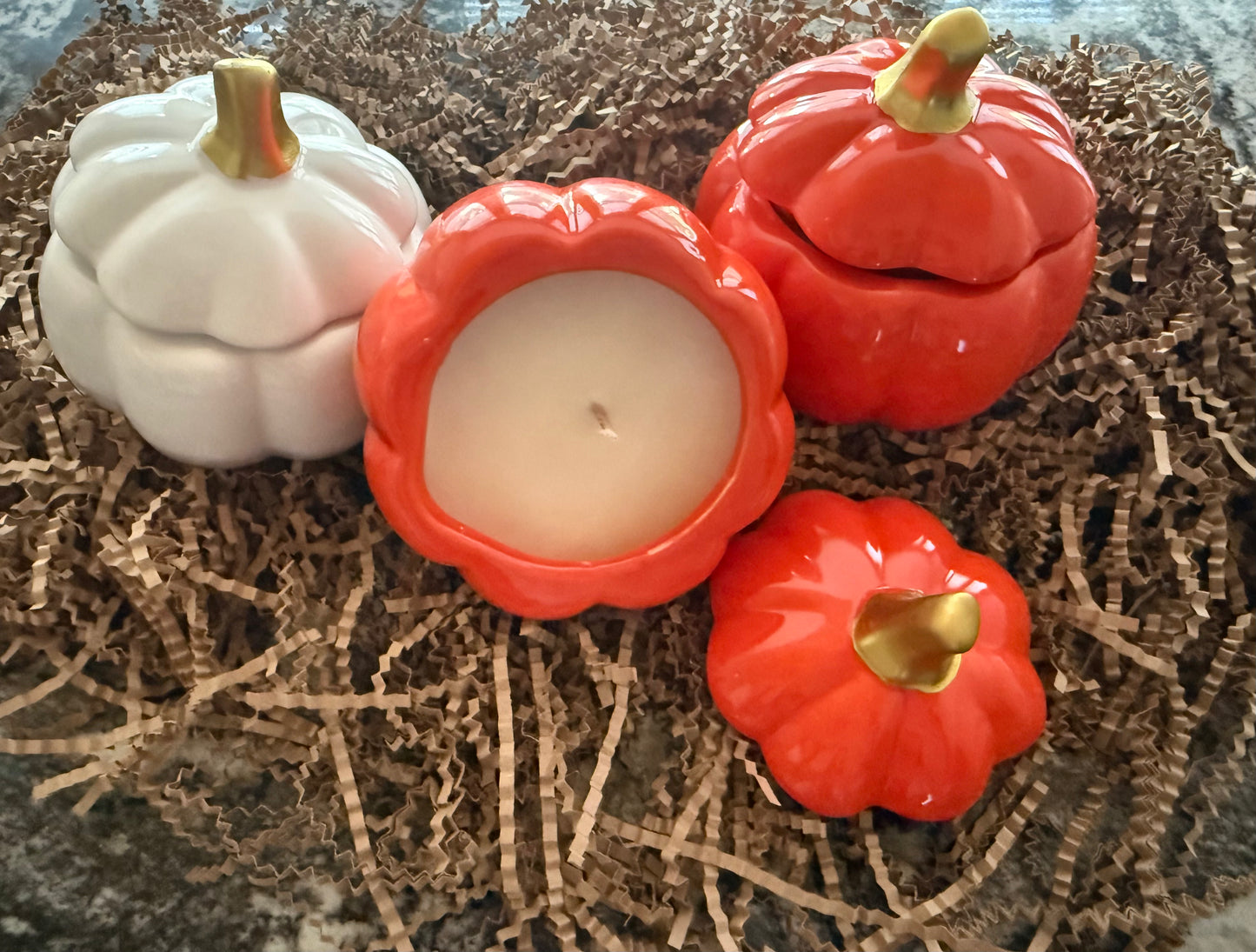 Pumpkin Spice Pumpkin Candles