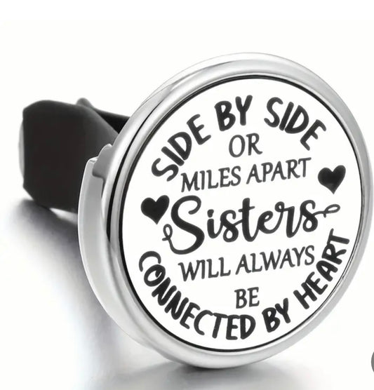 Sister Car  Vent Clip, Car Vent Clip, Auto Air Freshener - Gifts for Sisters